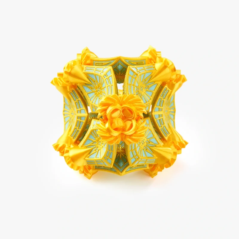 3D Printed Punk Geometry Fidget Ball