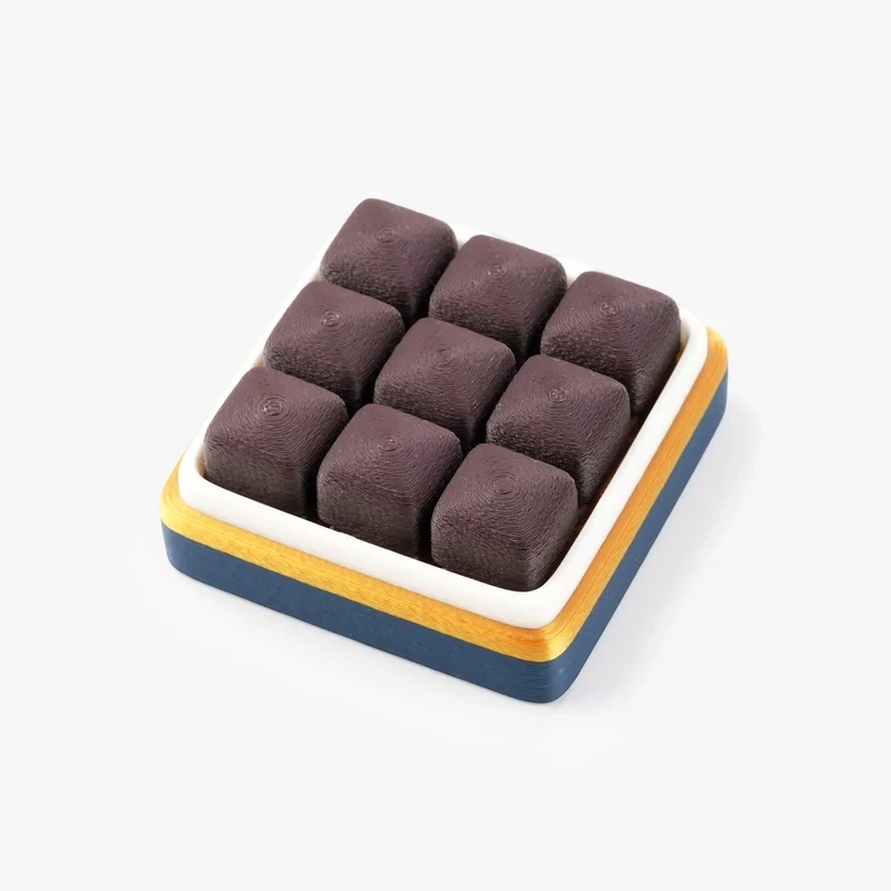 3D Printed Chocolate Block Clicker Fidget