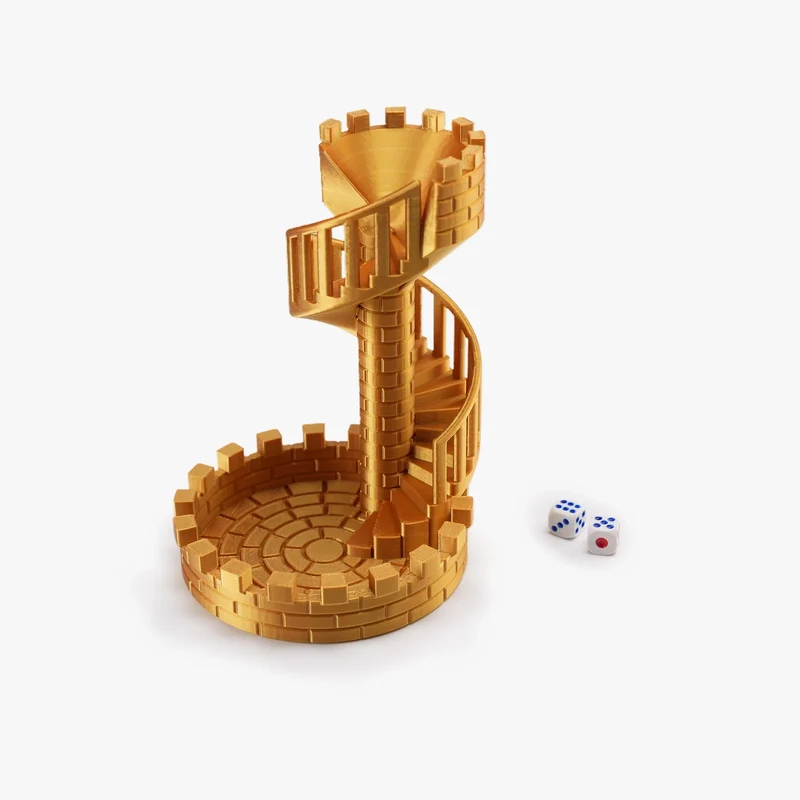 Dice Spiral Staircase Castle Dice Tower