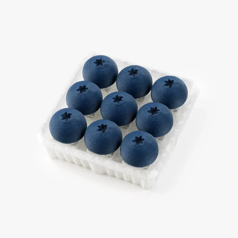 3D Printed Blueberry Sphere Clicker Fidget