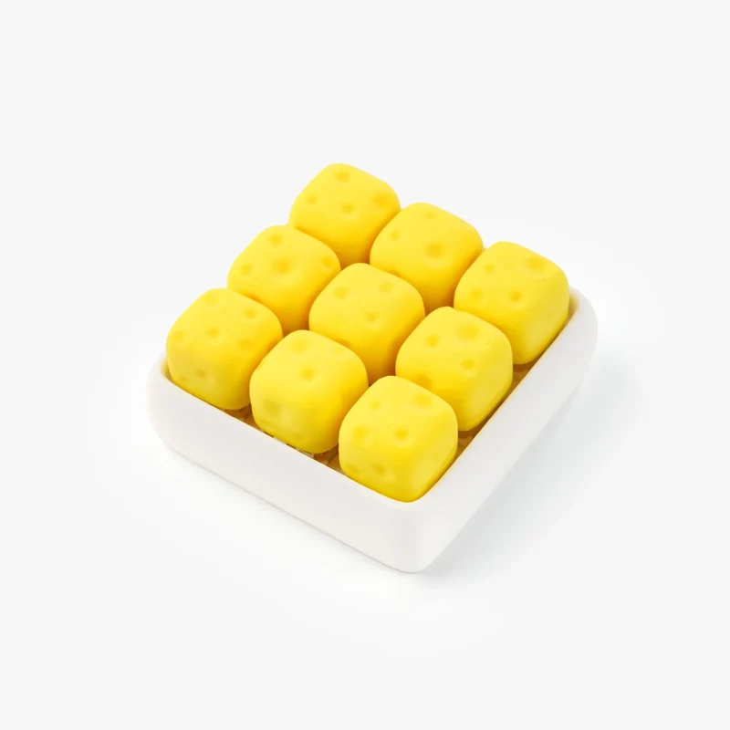 3D Printed Cheese Cube Fidget Toy