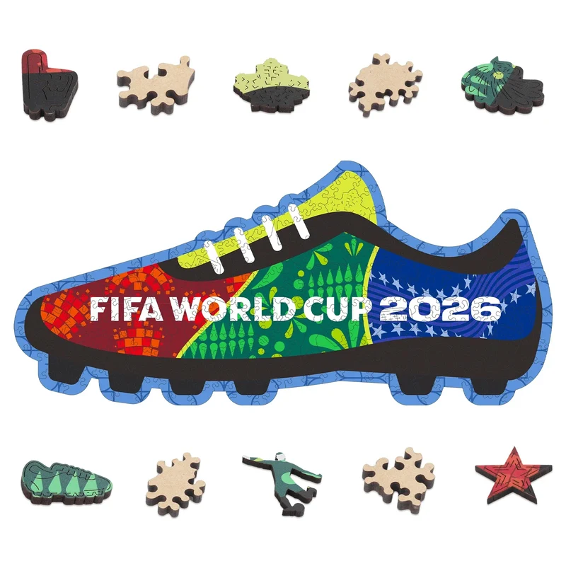 FIFA 2026 Wooden Boot Puzzle