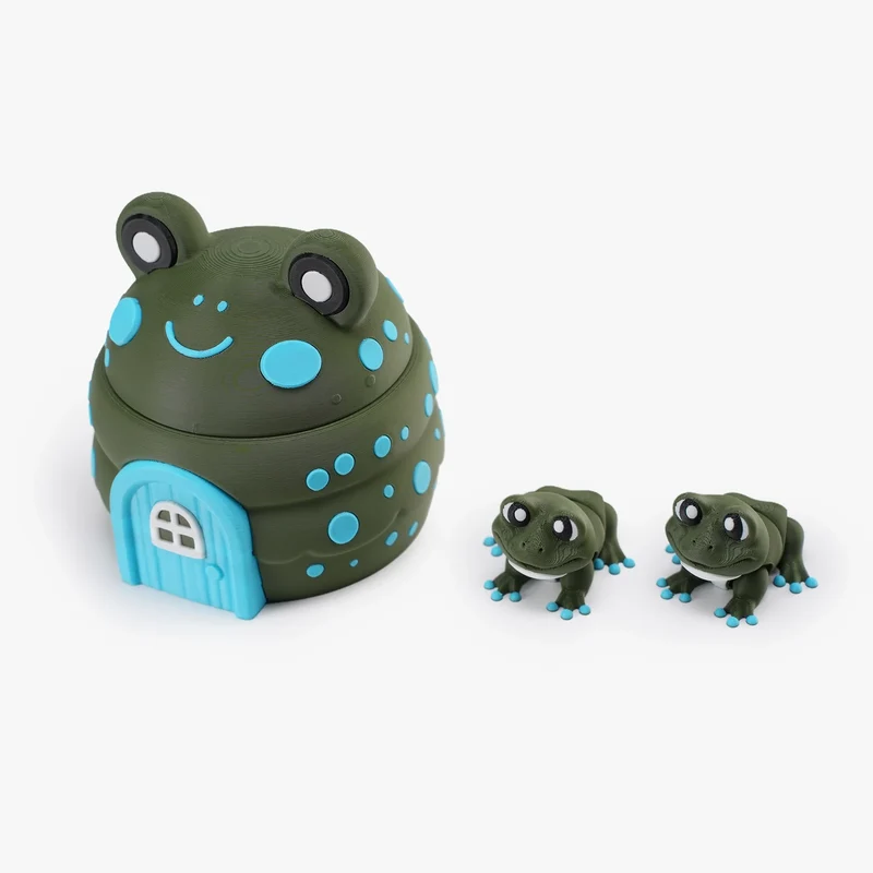 Articulated Frog House Storage Box