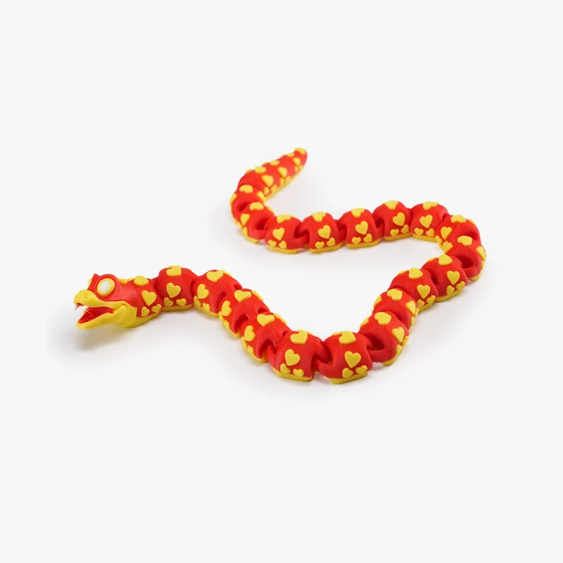 3D Printed Love Snake Fridge Magnet