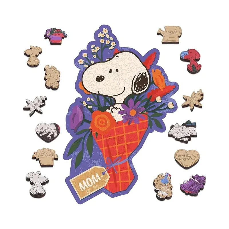 Peanuts Mom Bouquet Puzzle