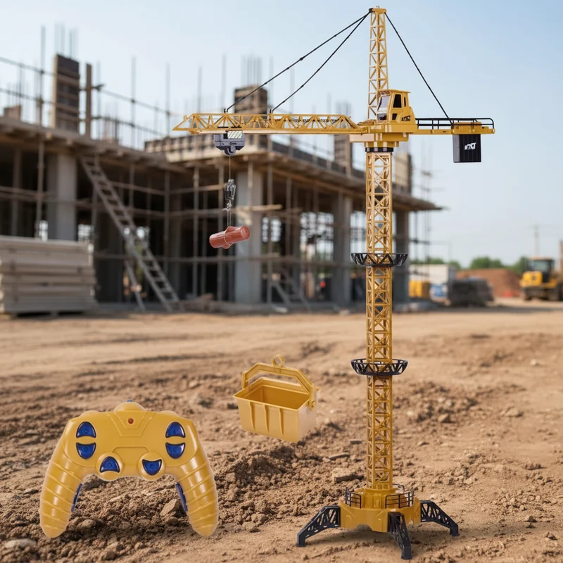 CranePro – Interaktivt och realistiskt – RC-tornkran som leksak