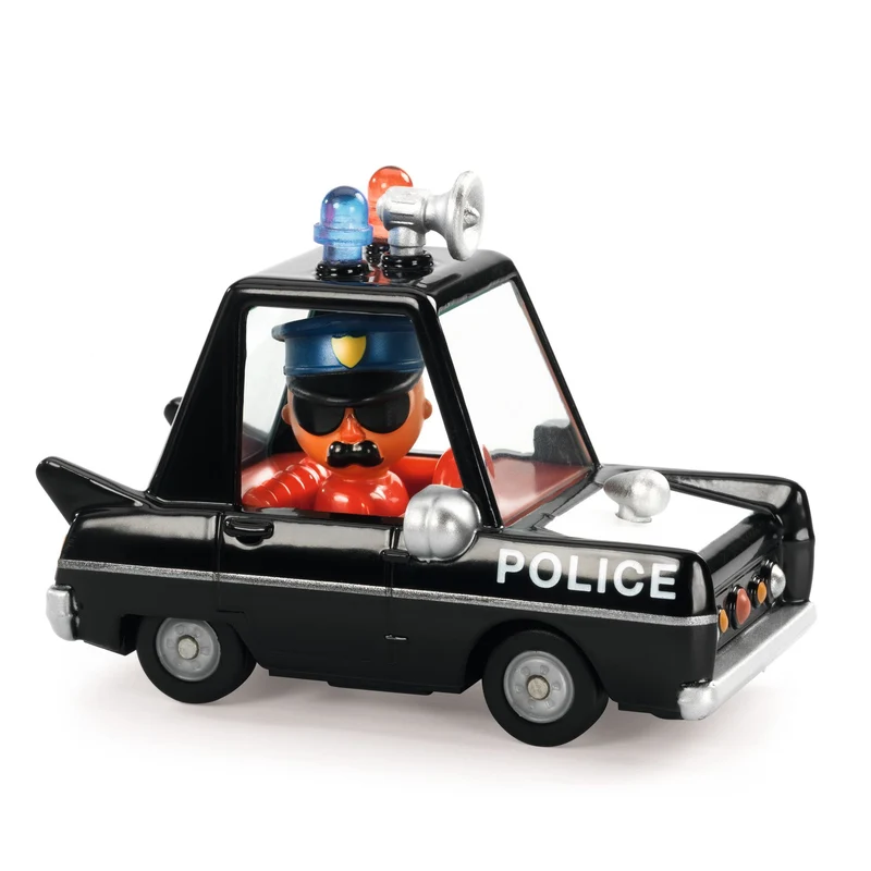 Djeco Leksaksbilar Crazy Motors Hurry Police