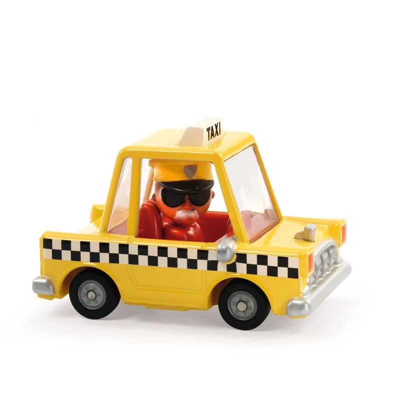 Djeco Leksaksbilar Crazy Motors Taxi Joe