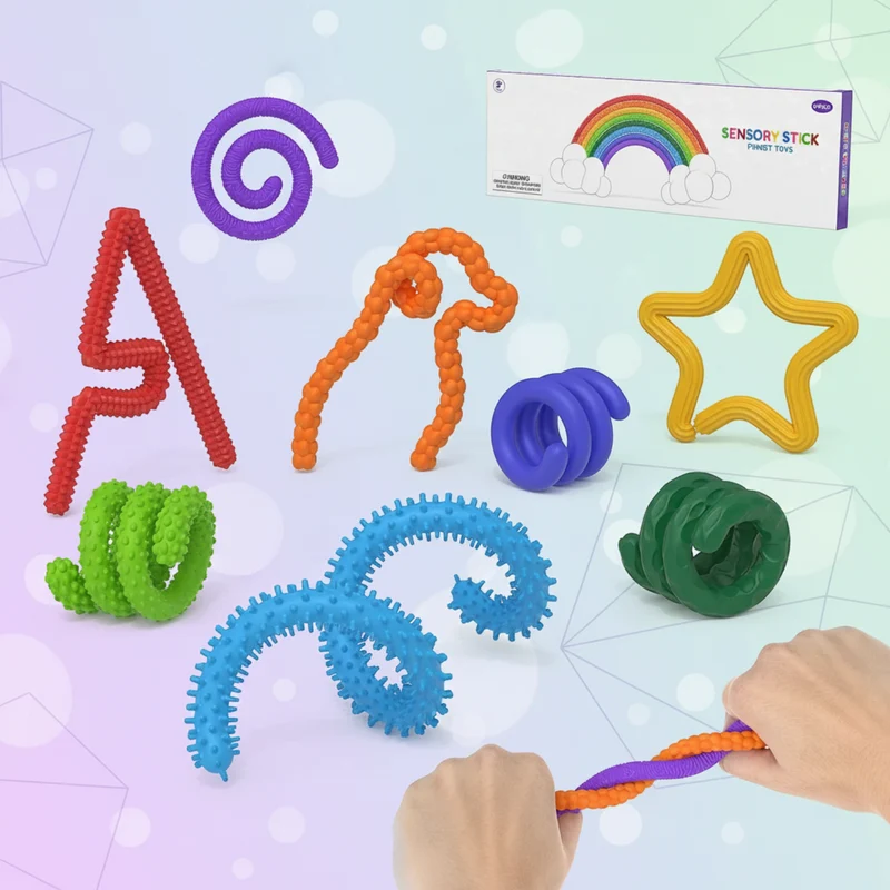 SensoryFlex – Lugnande & interaktivt – Sensoriska Fidget Sticks