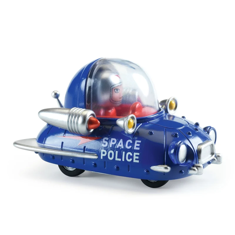 Djeco Leksaksbilar Crazy Motors Space police