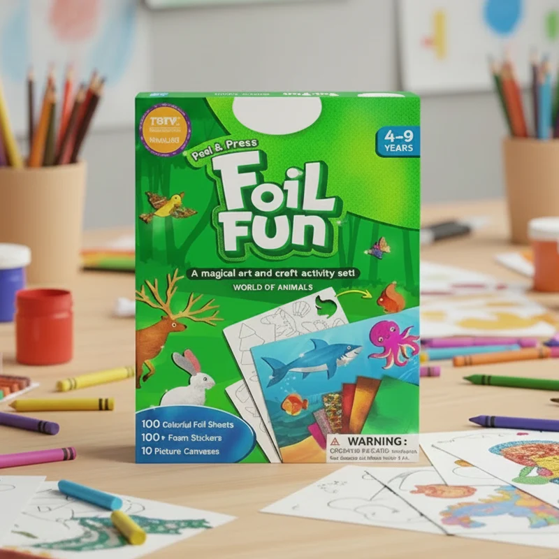 FoilMagic – Lekfullt & kreativt – Konstset med foliedekaler