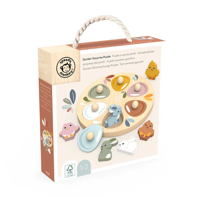 Speedy Monkey Pussel Garden Surprise (6 bitar)