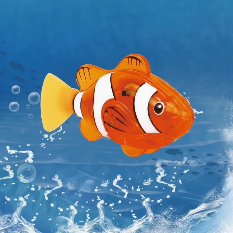 TinySwim – Kul & rörelse – Elektronisk simfisk med LED-ljus