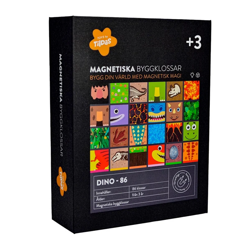 Tildas Magnetiska byggklossar Dino (86 delar)