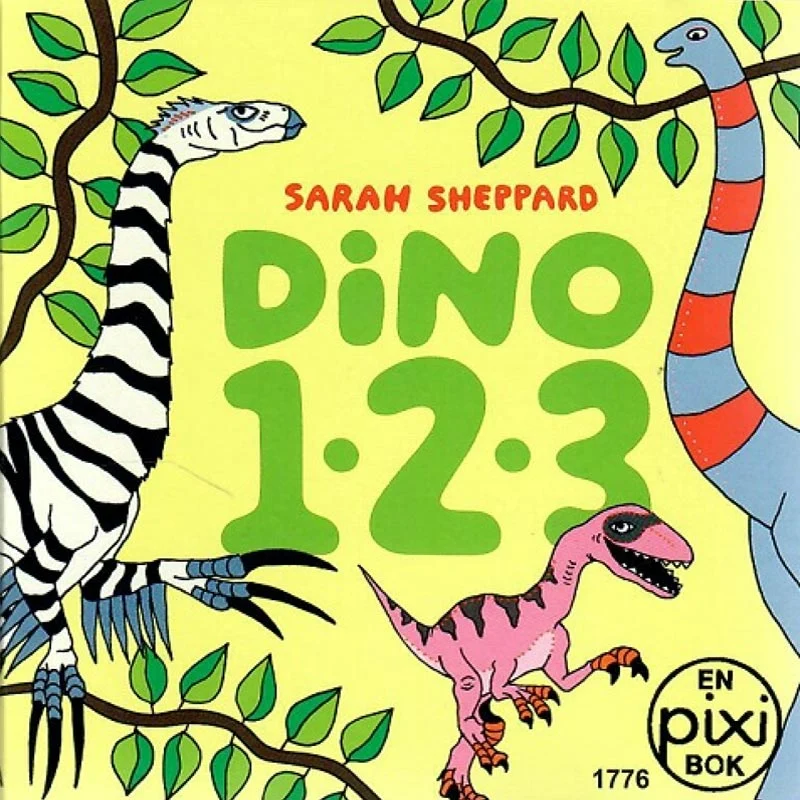 Dino 123 av Sarah Sheppard (Pixibok)