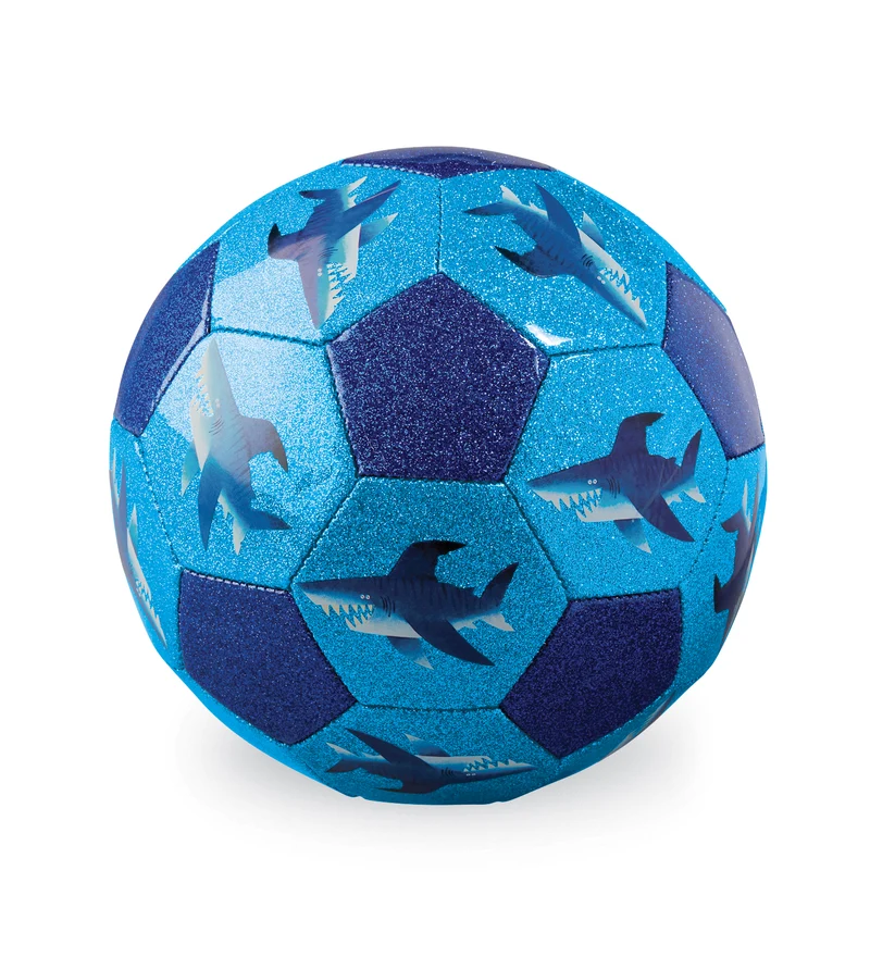 Crocodile Creek Fotboll Glitter Shark City (18cm)