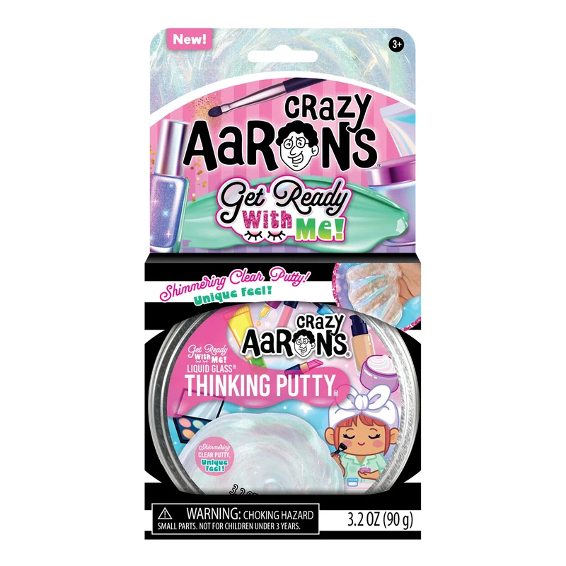 Crazy Aarons Tänjbar lera Liquid Glass Get Ready With Me (10cm, 91g)