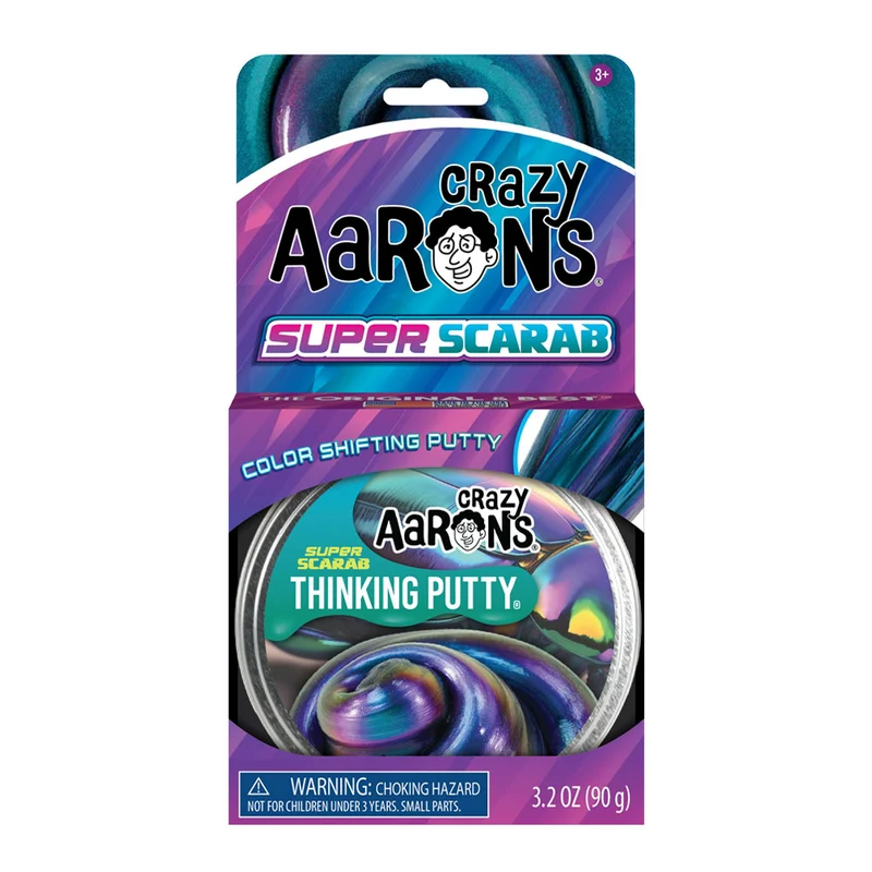 Crazy Aarons Tänjbar färgskiftande lera Super Scarab (10cm, 91g)