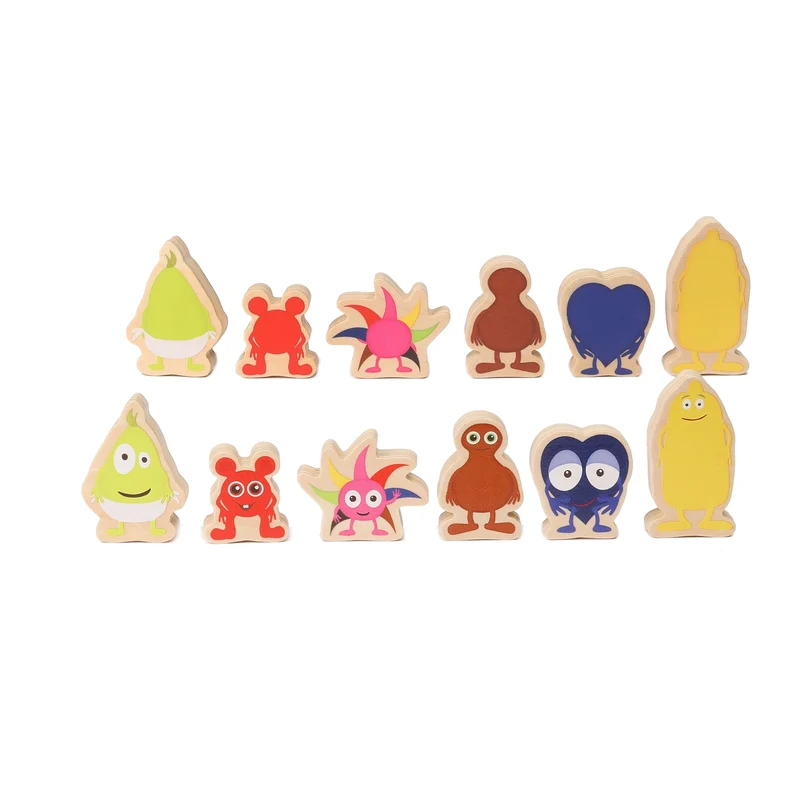 Babblarna Figurset i trä (6 delar)