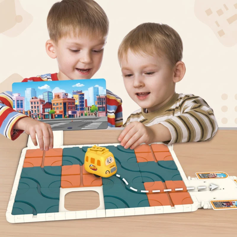 ThinkFun – Logiskt tänkande & koncentration – Tågpusselspel