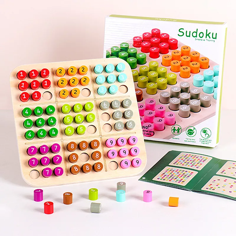 3D-sudoku i trä – timmar av skoj