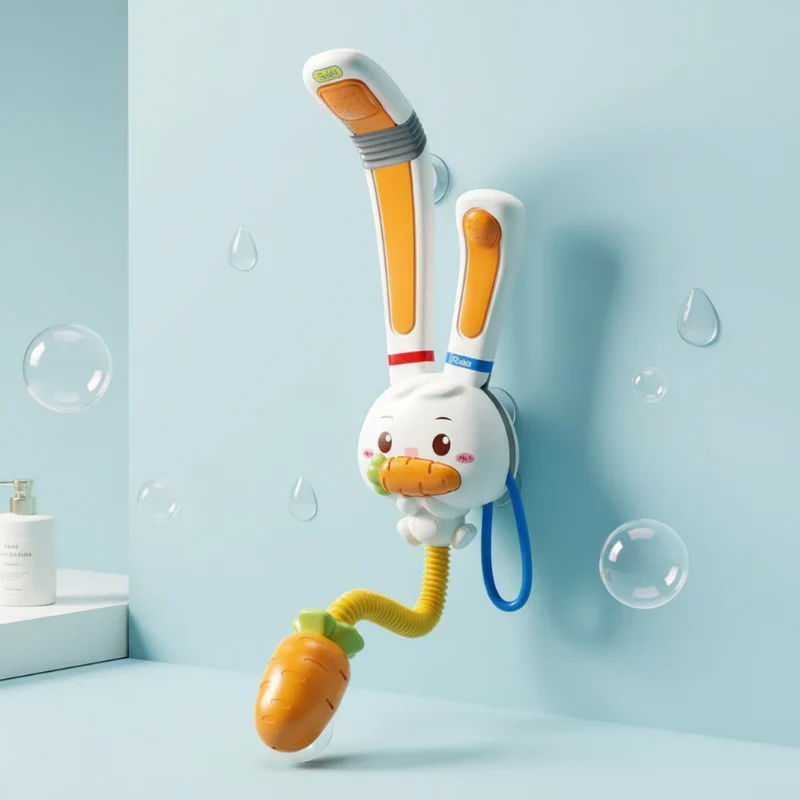 Rabbit Bath Shower Toy – Lek och vattenlek – Badrumsleksaker med vattensprut