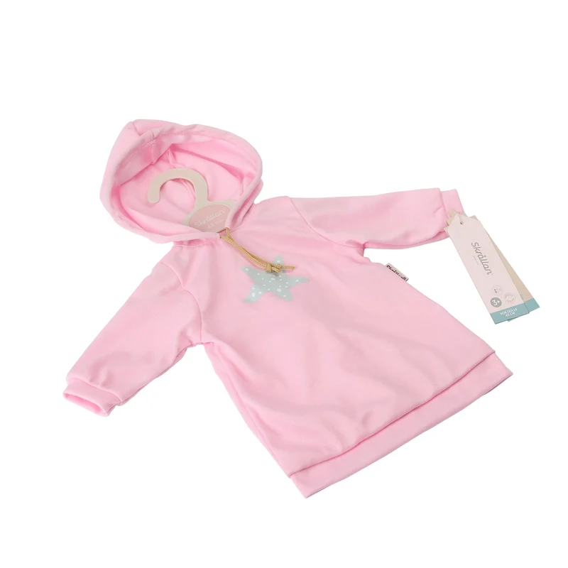 Dockkläder Hoodie-klänning (För 41-46cm dockor)