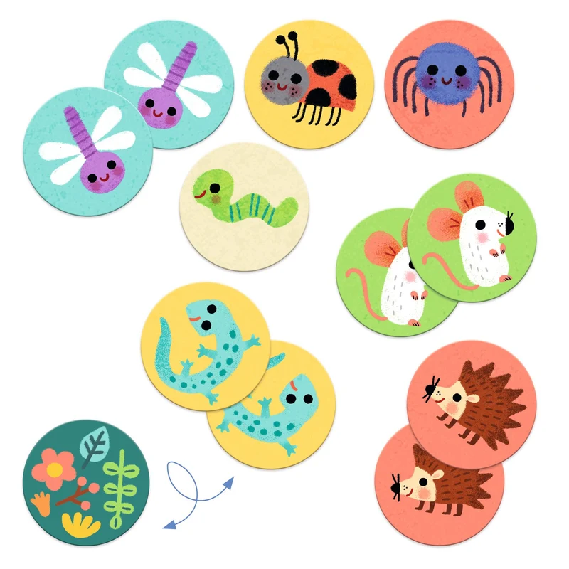 Djeco Memory Small Animals