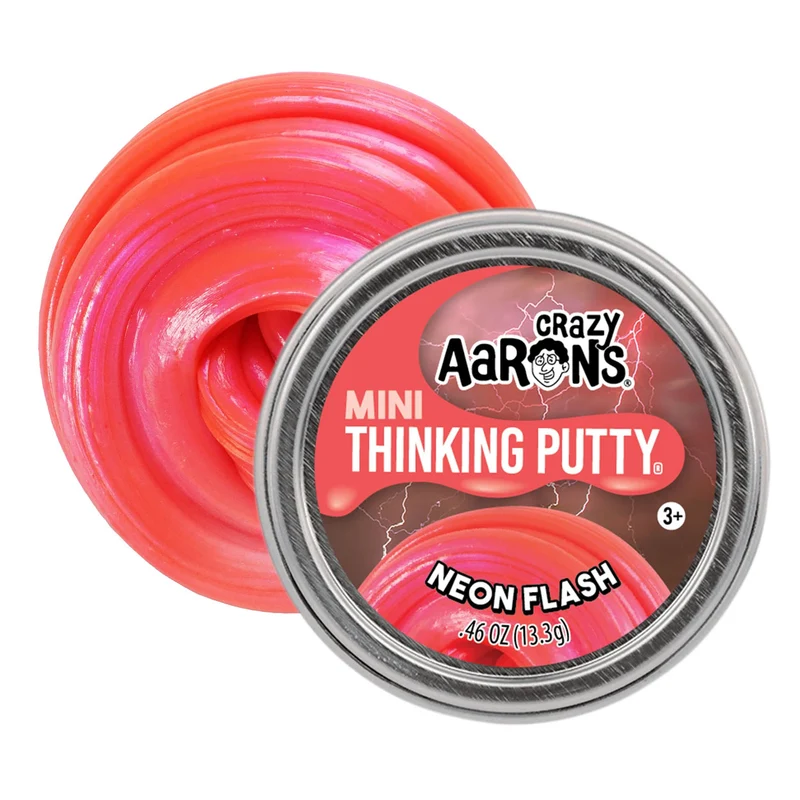 Crazy Aarons Tänjbar lera Mini Neon Flash (5cm, 13g)
