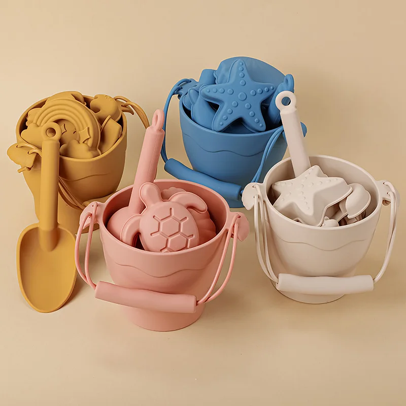 Silicone Beach Set - Sandäventyr med strandhink - Strandset i silikon
