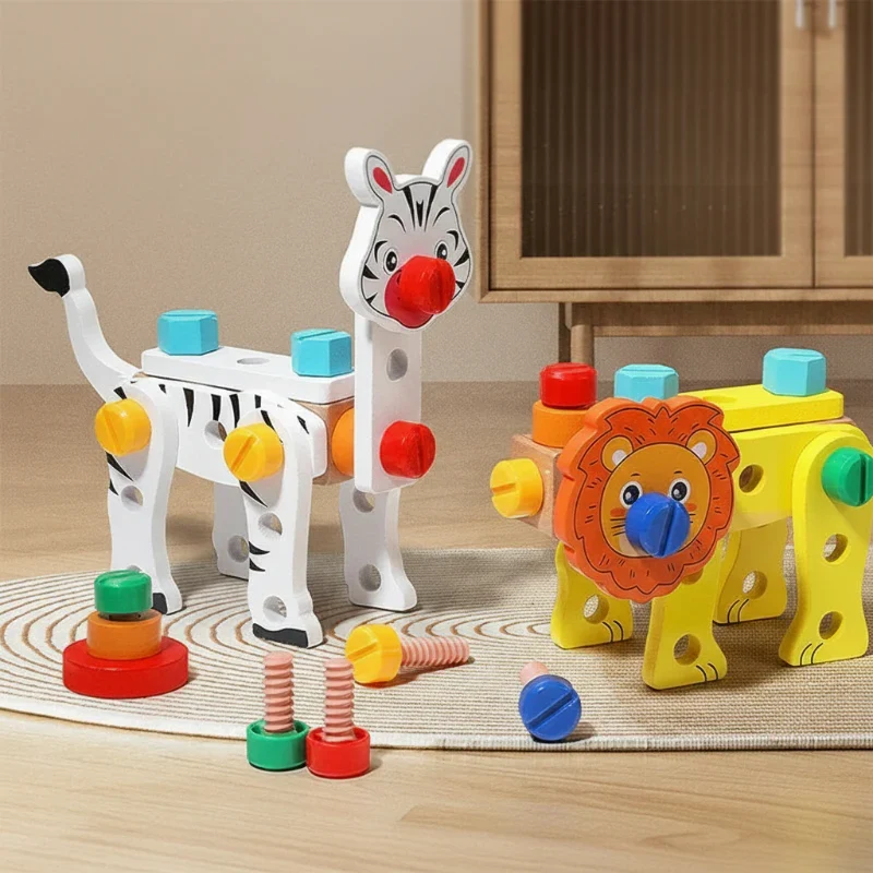 AnimalFix – Lekfullt & smart – Verktygsset med träfigurer