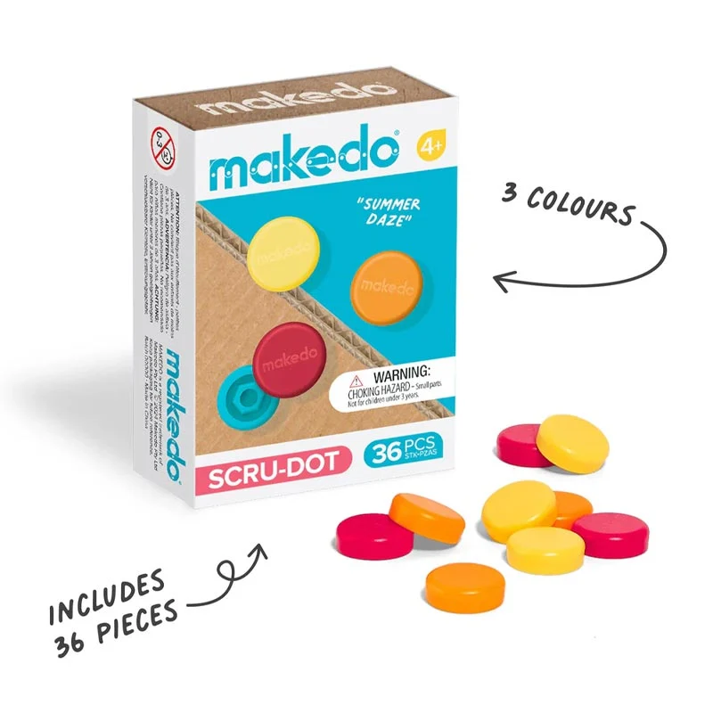 Makedo Byggdelar Scru-Dot Summer Daze