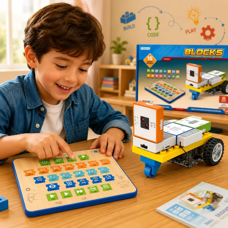 STEM Programming Blocks – Lär dig programmera – Byggstenar-set