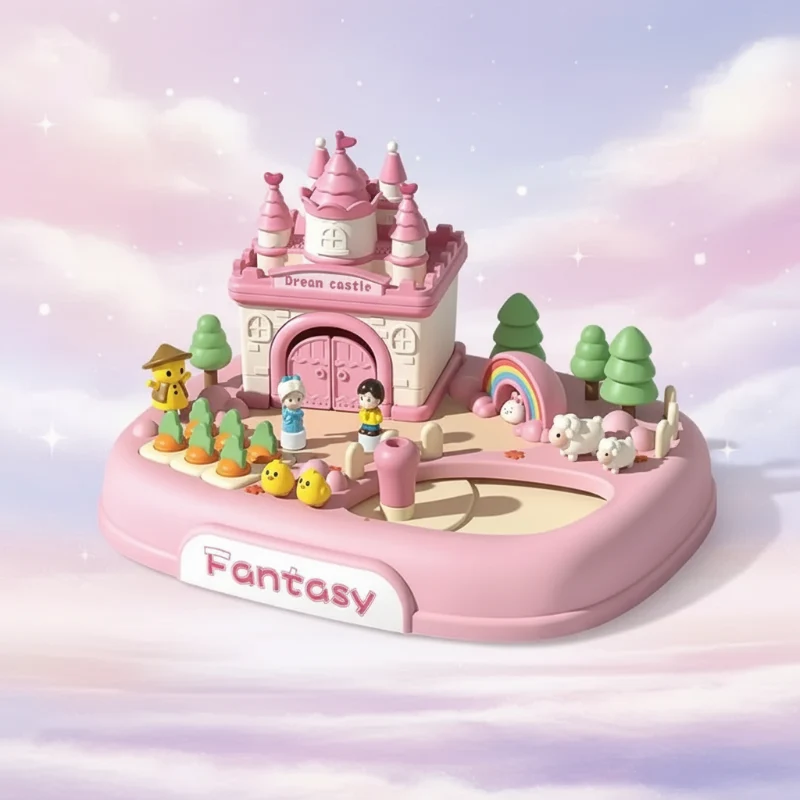 Magnetic Princess Castle – Kreativt & magiskt – magnetiskt dockhus-lekset