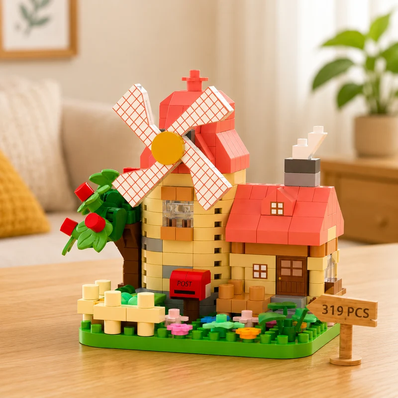 DIY Windmill Building Blocks – Kreativt & utmanande – Byggklossar