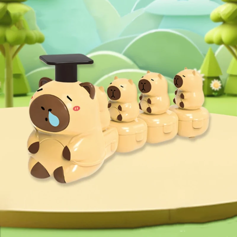 Capybara Train Toy – Lekfullt & gulligt – Livligt tåg