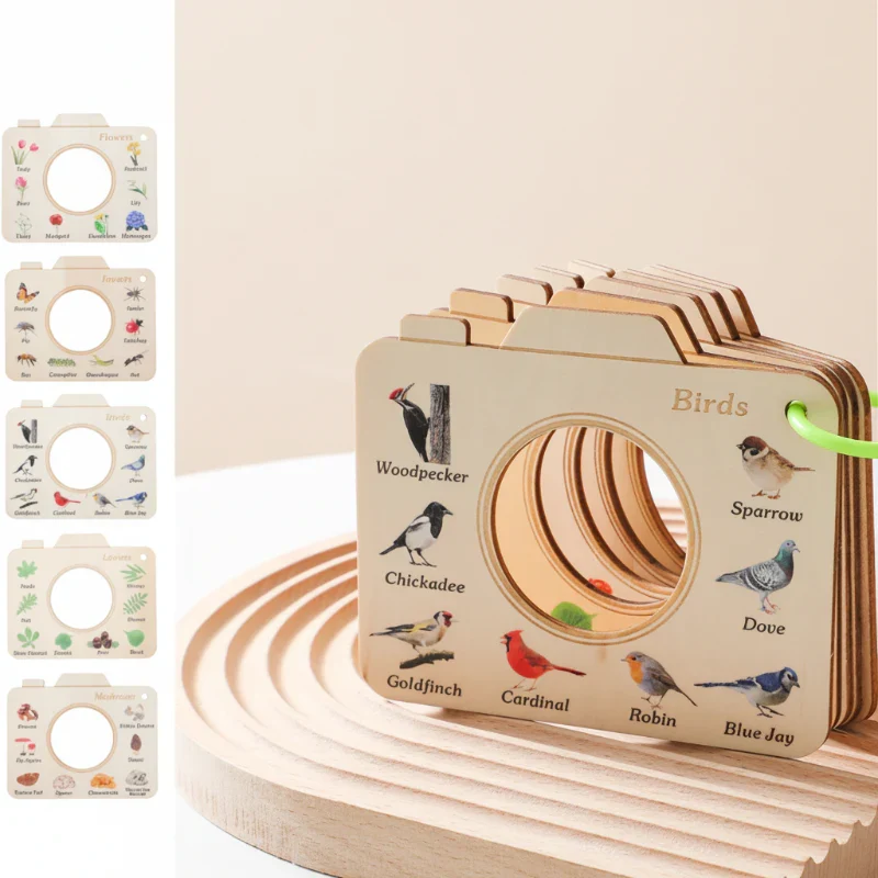 NatureBook – Naturupptäckarset – Pedagogiskt träfönster