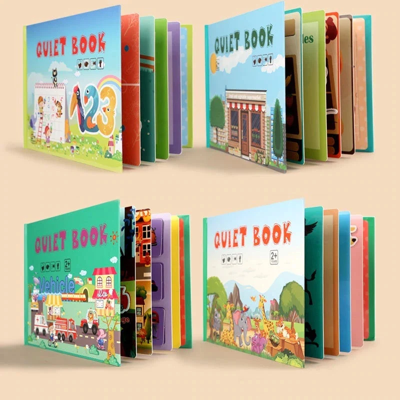 Tyst bok - Den tysta boken | Utveckla ditt barns finmotorik