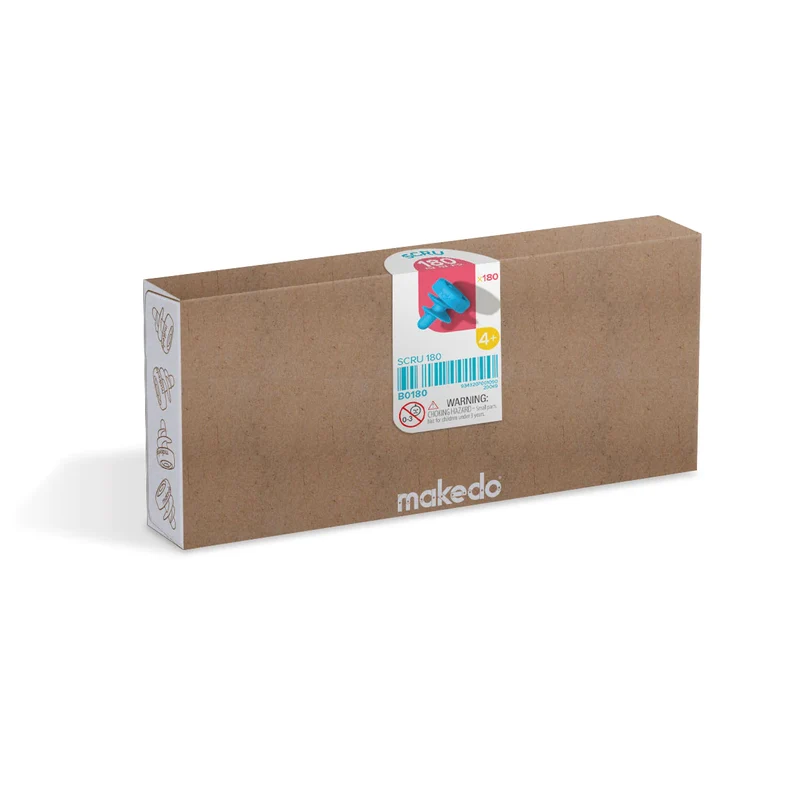 Makedo Byggdelar Scru (180 delar)