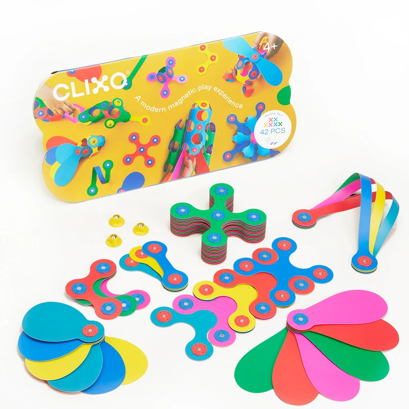 Clixo Byggset Rainbow Pack (42 delar)