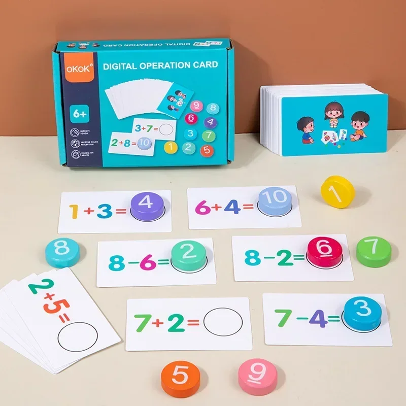Math Tokens™ - Räkna & lösa - Räknekort för barn