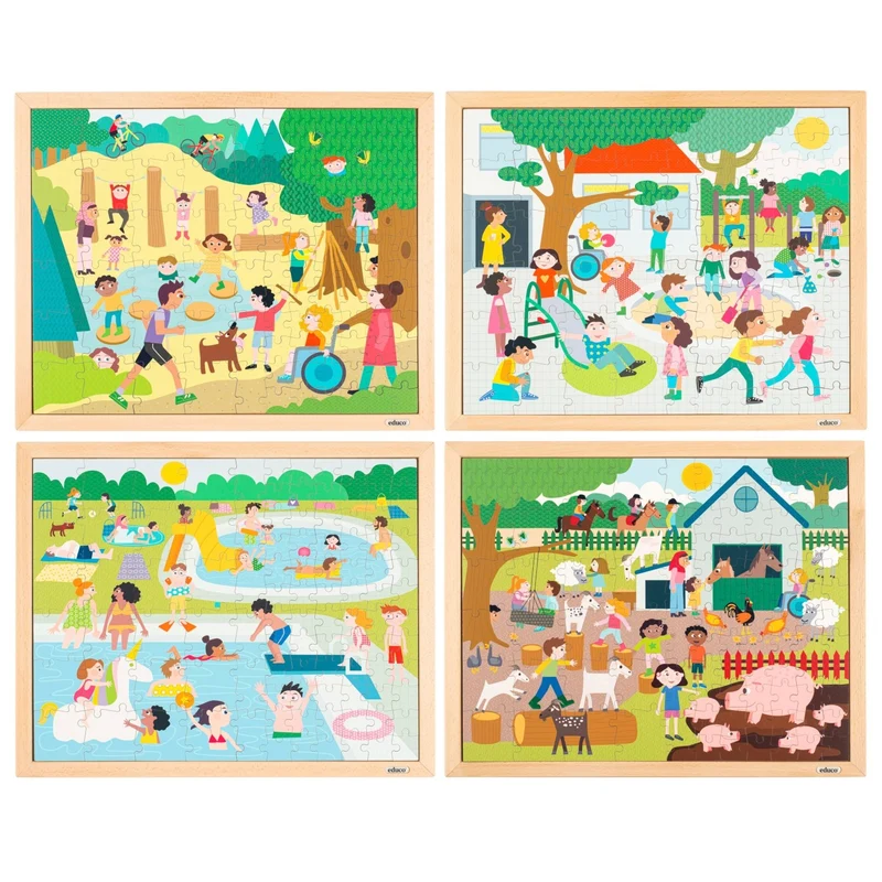 Coffret des 4 puzzles coopératifs