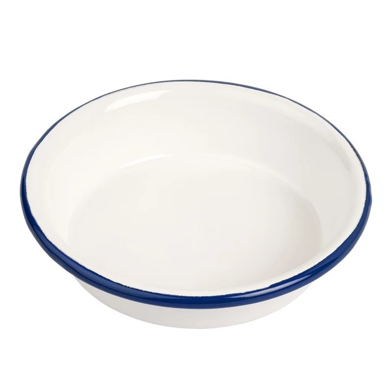 Assiette creuse en émail Ø 18 cm