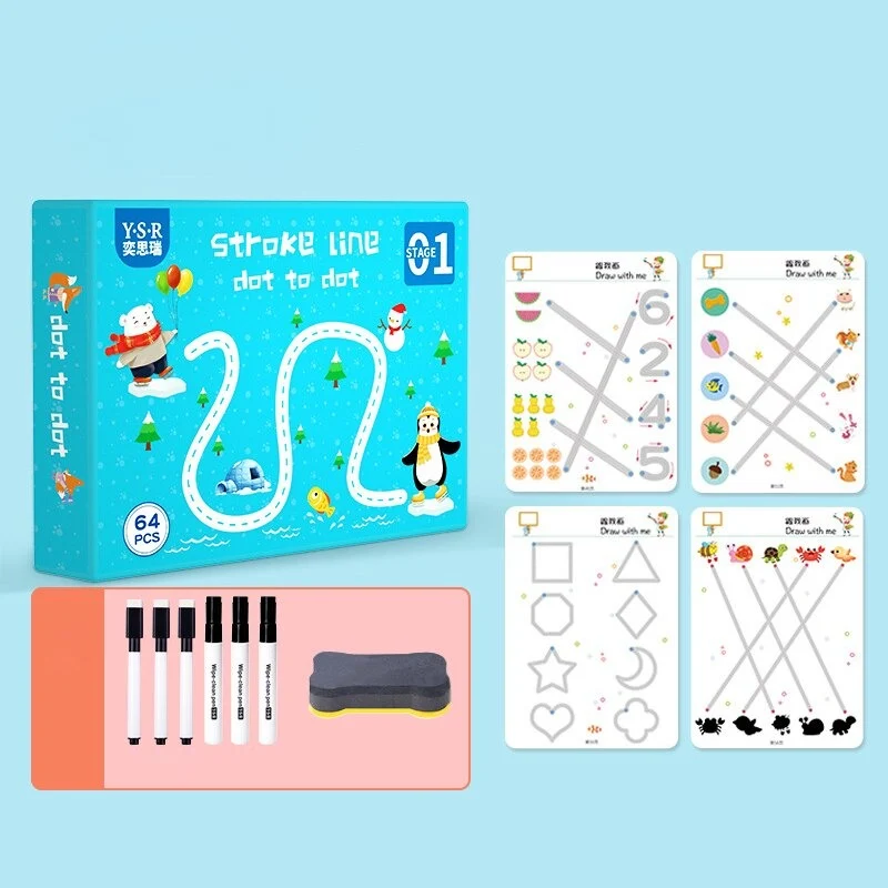 Line Book™ | Den första introduktionen till skrivande - Skrivbok