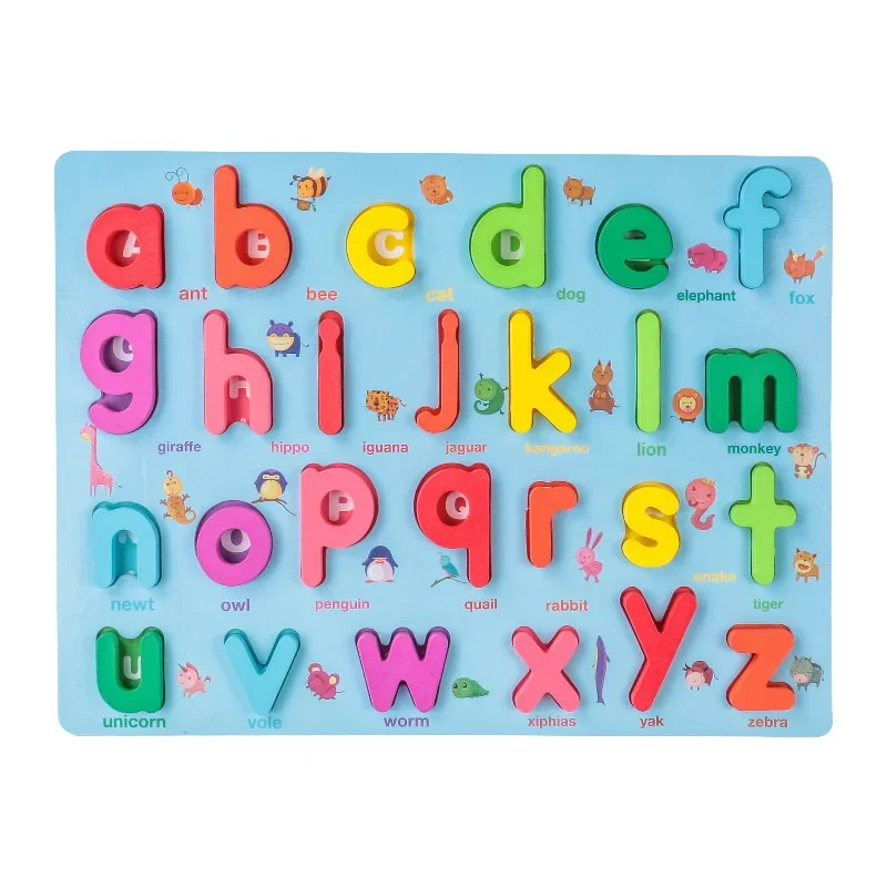 SmartBoard – Färgglad & pedagogisk – Montessori siffror & bokstäver läspussel