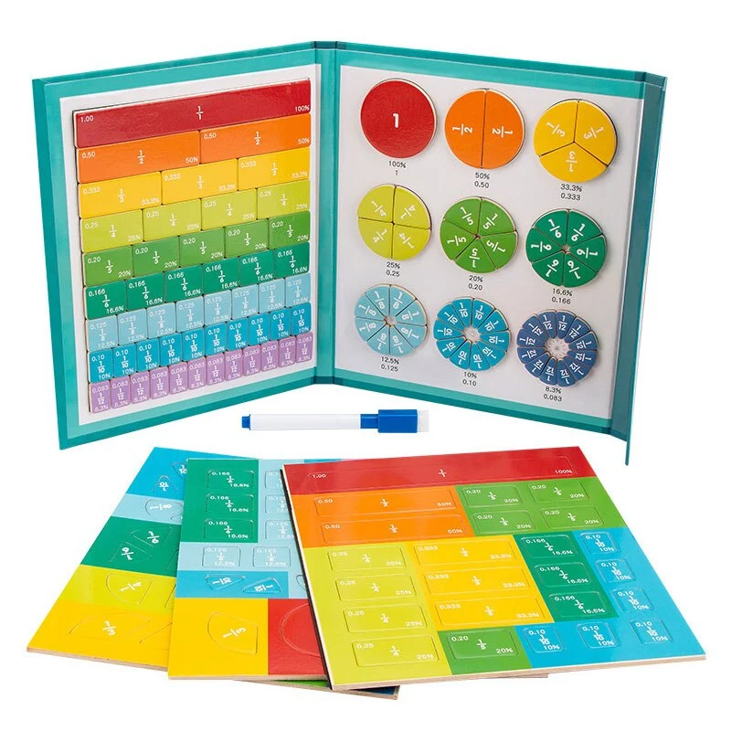 FractionsTeacher™ - Lär dig genom lek! - Bråkbok