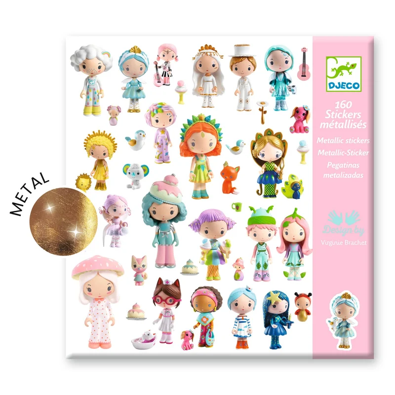 Djeco Tinyly Stickers The Little World of Tinyly