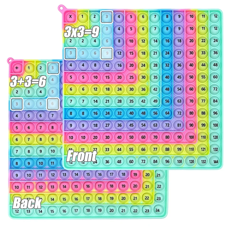 Multicolor Fidget Bräda - Förbättra dina mattekunskaper - Fidget-bräda för matematik