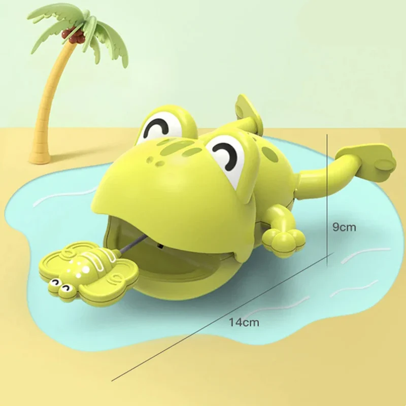 Smooth Splash Friends™ – Djurbad fulla av skoj - Grön groda