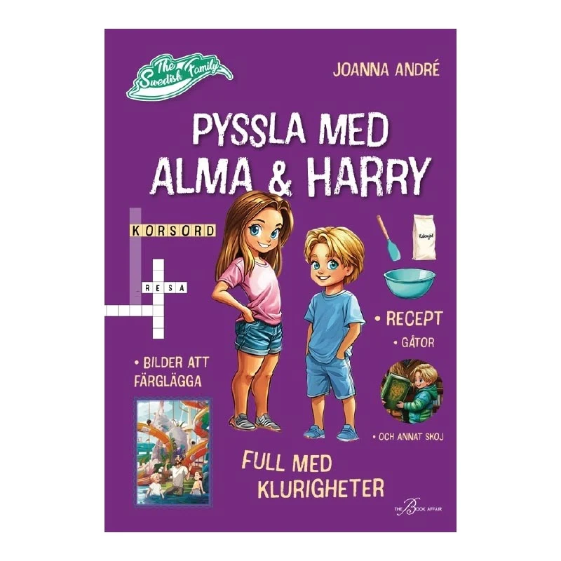 The Swedish Family Bok Pyssla med Alma och Harry (32 sidor)